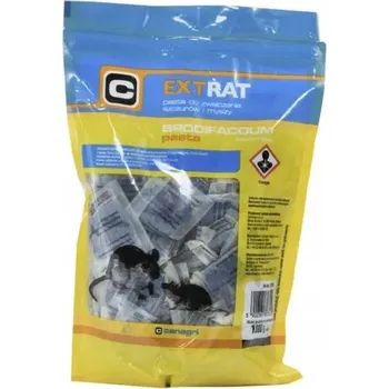 Hubení hlodavce Pasta na myši a potkany EXTRAT Brodifakum - modrá, balení 3 kg; 12
