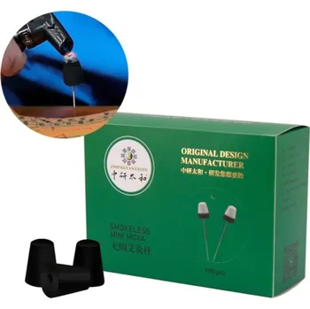 Masáž Moxovací kužely (na jehly) 100ks nekouřivé