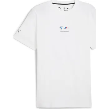 Pánské tričko Pánské Tričko s krátkým rukávem PUMA BMW MMS CAR GRAPHIC TEE 2 63073502 – Bílá S