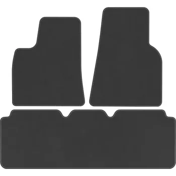 autokoberec Koberce Edecor velurové 3 ks