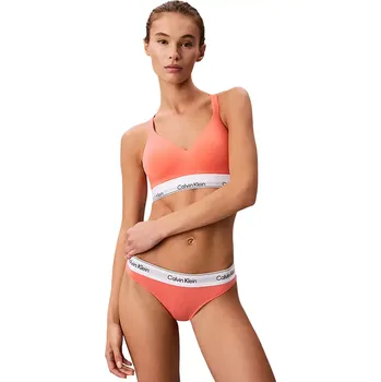Souprava dámského spodního prádla Dámská bralette CK QF8500 coral pop velikost XL