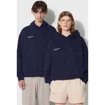 Pánská mikina Bavlněná mikina Pangaia tmavomodrá barva, s kapucí, s potiskem, XS, 59X