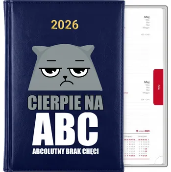 Kalendář Knižní kalendář 2026 A5 modrý