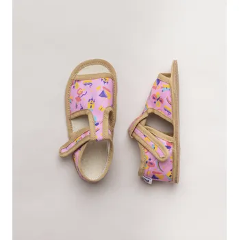 Dívčí bačkory Barefoot bačkory Ross - Víla (úzké nohy), Milash Velikost: 26