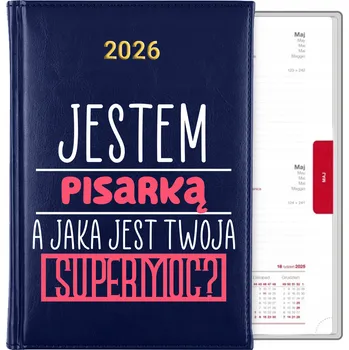 Kalendář Knižní kalendář 2026 A5 modrý