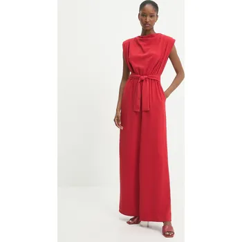 Dámský overall Overal Answear.LAB červená barva 419.tos 33X, vel. M