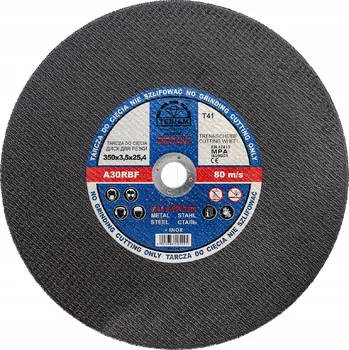 Řezný kotouč Řezný kotouč na kov a nerez Tediam 350x25,4x3,5 mm