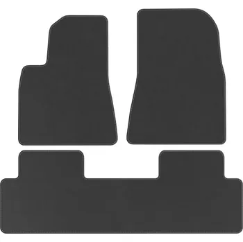 autokoberec Koberce Edecor velurové 3 ks