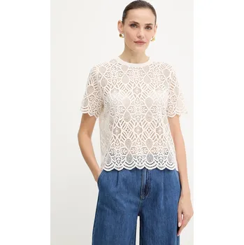 Pánské oblečení Tričko Morgan DEVY béžová 12X, vel. XS