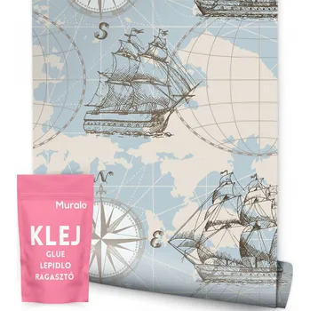 Fototapeta Vliesová tapeta pro mládež Muralo MF-5903-VER-53, šířka 53 cm, délka 10 m, motiv lodí