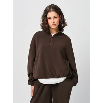Dámská mikina Flísová mikina - S - House - tmavě hnědá - 318HG-89X