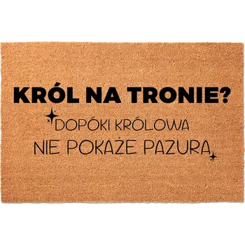 Hotová gumová kokosová rohožka 40 x 60 cm