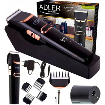 Strojek na vlasy Zastřihovač vlasů Adler AD2832, 4 nástavce, keramická čepel