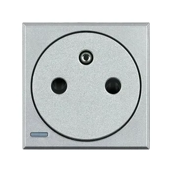 Elektrická zásuvka Legrand stříbrná nástěnná Elektrická Zásuvka