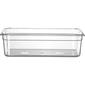 Nádobí Kontejner GN 1/1 polykarbonát, HENDI, Profi Line, GN 1/1, 21L, Průhledná, 530x325x(H)150mm