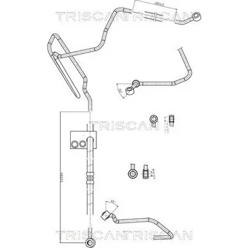 Hydraulická hadice, řízení TRISCAN (851629004)