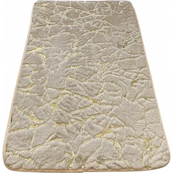 Koupelnová předložka KOUPELNOVÁ PŘEDLOŽKA VZHLED MARMOR DT-11 BĚHOUN PODLOŽKA Z PAMĚŤOVÉ PĚNY 50x80 BÉŽOVÁ