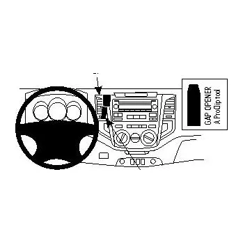 Brodit ProClip montážní konzole na palubní desku pro Toyota HiLux 10-11, 854436