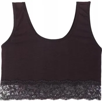 Podprsenka Měkká bavlněná podprsenka top pro dívky s krajkou, 2 kusy, velikost 128 MORAJ