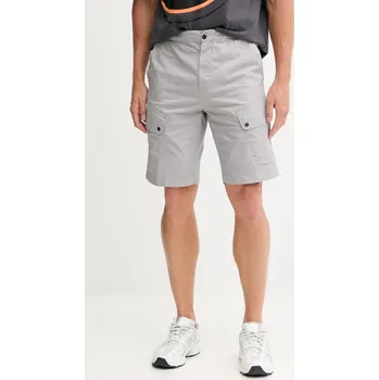 Pánské kraťasy Kraťasy Napapijri N-Senio pánské, šedá barva, NP0A4IMEH621 90X, vel. XL