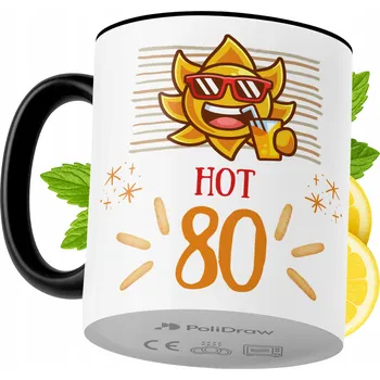 Hrnek Polidraw Hrnek Polidraw Narozeniny80 keramika 330 ml