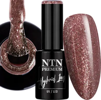 Přípravek na nehty Hybridní lak NTN 5g LED/UV Gel Polish Limited Edition Hnědá Brown Brąz Č. 529