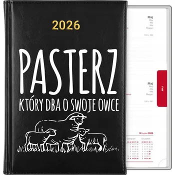 Kalendář Knižkový kalendář 2026 A5 černý