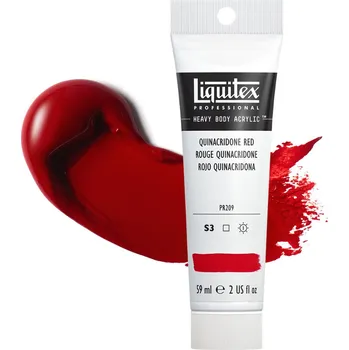 Vodová barva Akrylová barva Liquitex Heavy Body - Quinacridone Red
