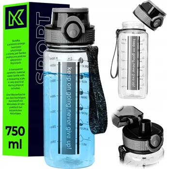 LÁHEV LAHEV NA PITÍ NA VODU POSILOVNA 750 ml MOTIVAČNÍ TRITAN SPORTOVNÍ BEZ BPA