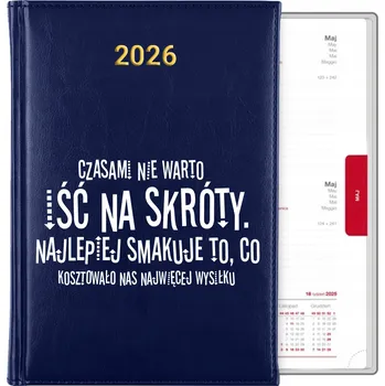 Kalendář Knižní kalendář 2026 A5 modrý