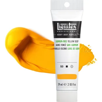 Vodová barva Akrylová barva Liquitex Heavy Body - Cadmium Free Yellow Deep