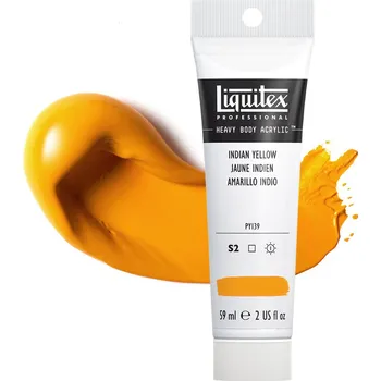 Vodová barva Akrylová barva Liquitex Heavy Body - Indian Yellow
