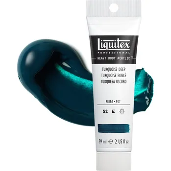 Vodová barva Akrylová barva Liquitex Heavy Body - Turquoise Deep