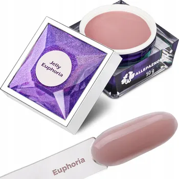 Lak na nehty Stavební Gel Na Prodlužování nehtů ALLEPAZNOKCIE 50 g Jelly Gel Euphoria
