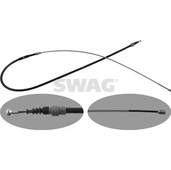 Lanko parkovací brzdy Tažné lanko, parkovací brzda SWAG 30 94 8308