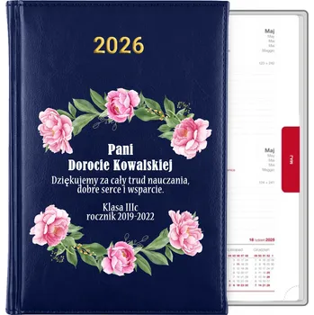 Kalendář Knižní kalendář 2026 A5 modrý