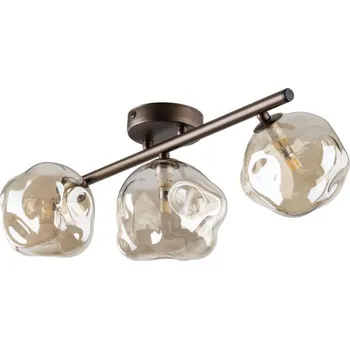 Přisazený lustr LAVA 3xG9/8W/230V bronzová/kouřová béžová