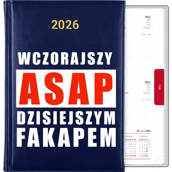 Kalendář Knižní kalendář 2026 A5 modrý