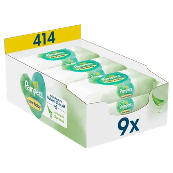 Dětský vlhčený ubrousek Pampers Harmonie New Baby Aloe Vera 9x 46 ks