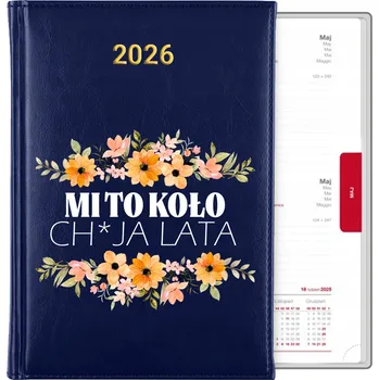 Kalendář Knižní kalendář 2026 A5 modrý