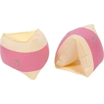 Plavecké brýle Dětská sada PVC nafukovacích bójí do bazénu Hrací kroužky pro začátečníky Letní vodní hračka Nafouknutý rozměr 24 × 19 cm růžová