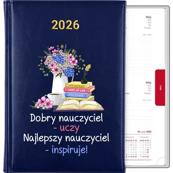 Kalendář Knižní kalendář 2026 A5 modrý