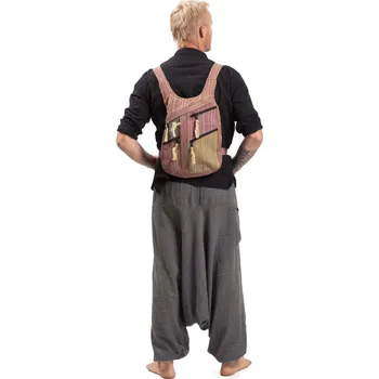 Městský batoh Batoh ETNO multipocket světlý V.