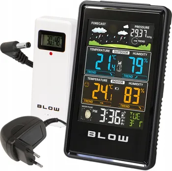 Meteostanice BEZDRÁTOVÁ METEOROLOGICKÁ STANICE S NAPÁJENÍM ZE SÍTĚ I BATERIÍ METEO SENZOR BLOW WS102