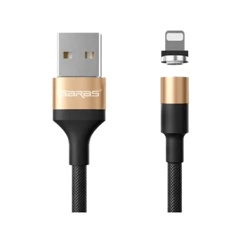 Garas M1 - Magnetický USB kabel - Zlatý - pro iOS (Apple) - 1 m
