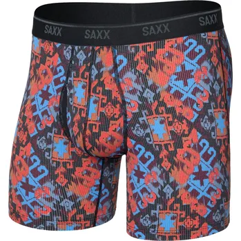Boxerky Pánské boxerky SAXX QUEST QUICK-DRY MESH BOXER BRIEF FLY velikost XL