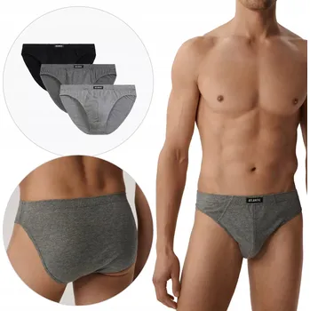 Slipy 3-BALENÍ Pánské slipy Sport bavlna slipy Atlantic M