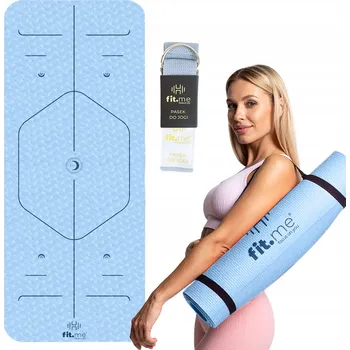 podložka na cvičení Podložka na cvičení Fit.Me 183 cm x 61 cm modrá