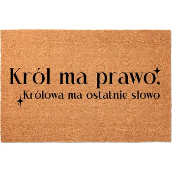 Hotová gumová kokosová rohožka 40 x 60 cm