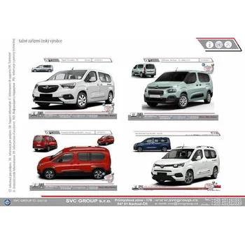 Tažné zařízení Tažné zařízení Peugeot Rifter Prodloužené L2 / Long 10/2018-> SV 103-229, SVC GROUP